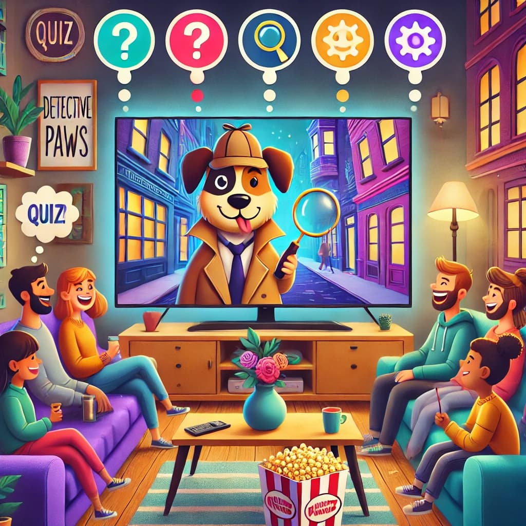 An Accelerated Viewer movie and TV trivia game in progress